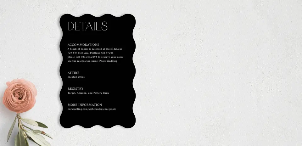 Wedding Invitation Shapes
