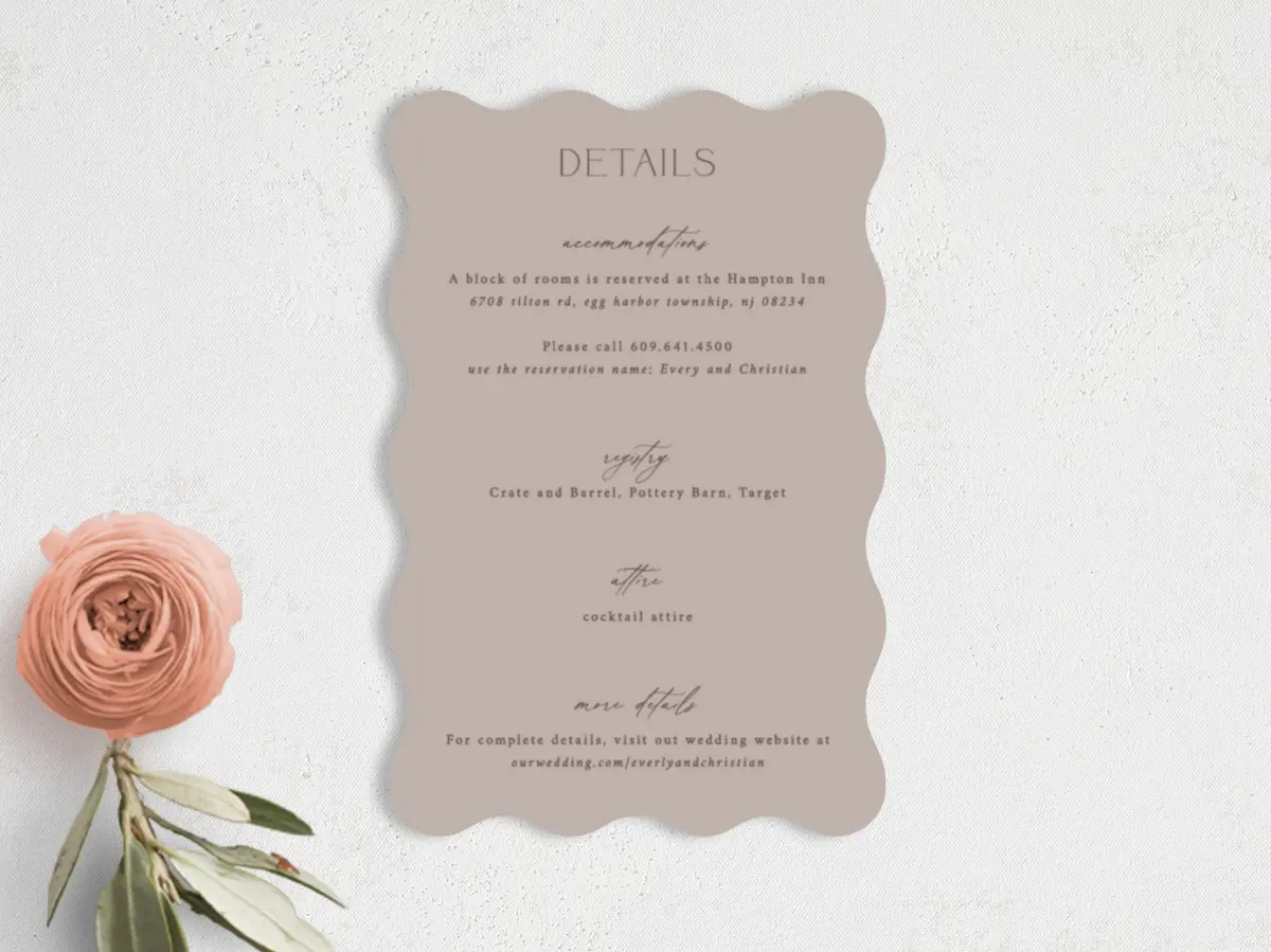 Wedding Invitation Shapes