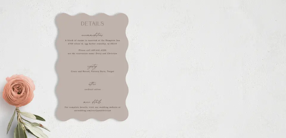 Wedding Invitation Shapes