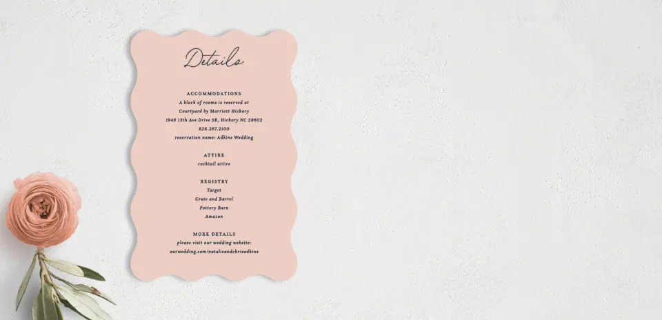 Wedding Invitation Shapes