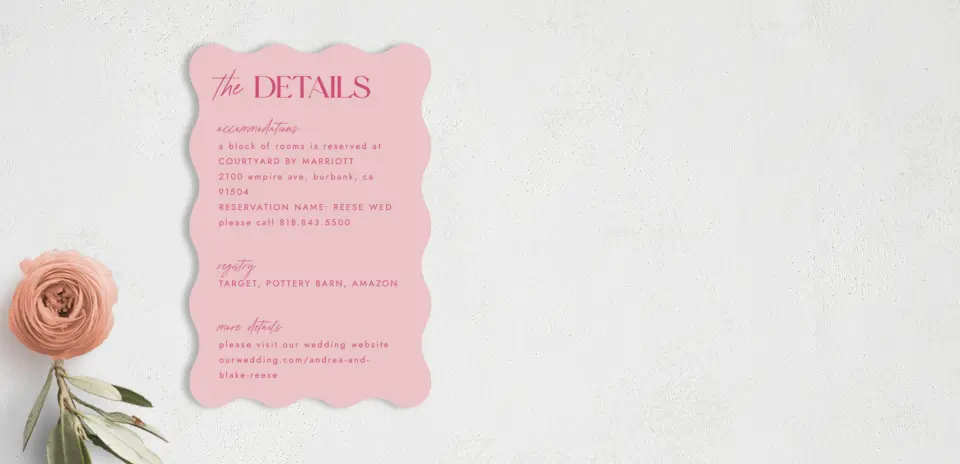 Wedding Invitation Shapes