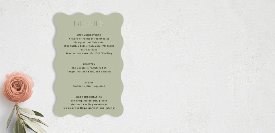 Wedding Invitation Shapes