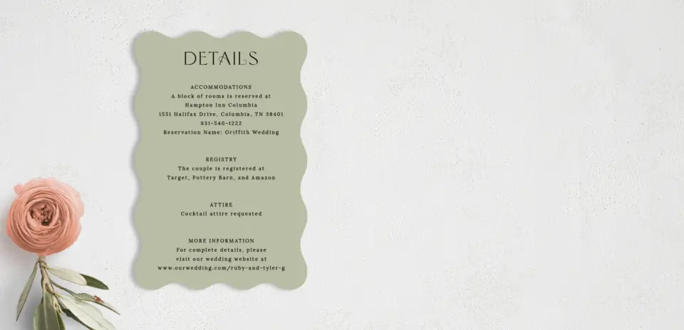 Wedding Invitation Shapes