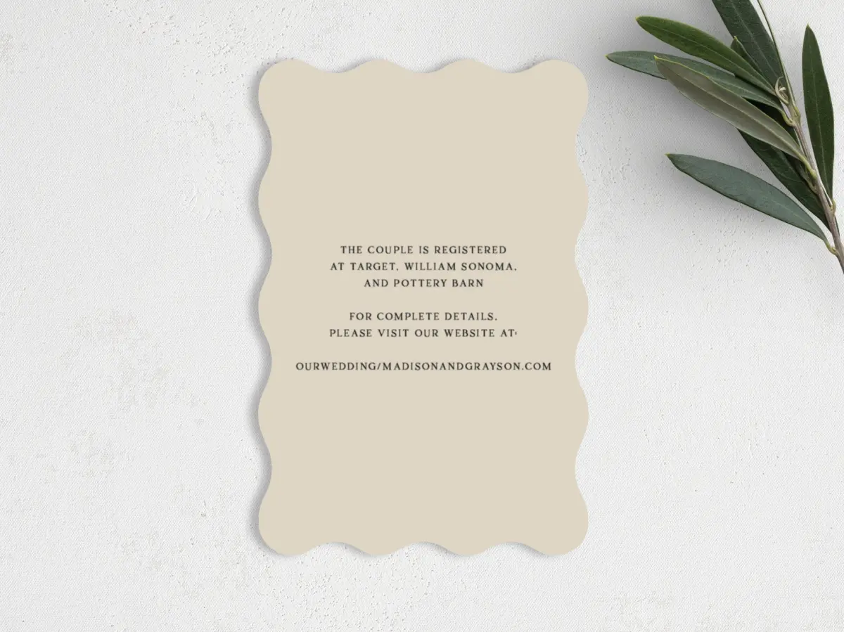 Wedding Invitation Shapes