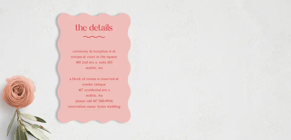 Wedding Invitation Shapes