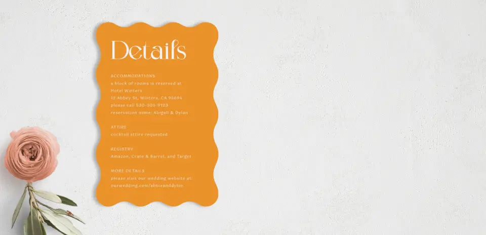 Wedding Invitation Shapes