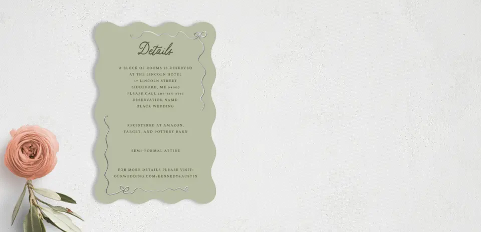 Wedding Invitation Shapes