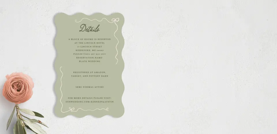Wedding Invitation Shapes