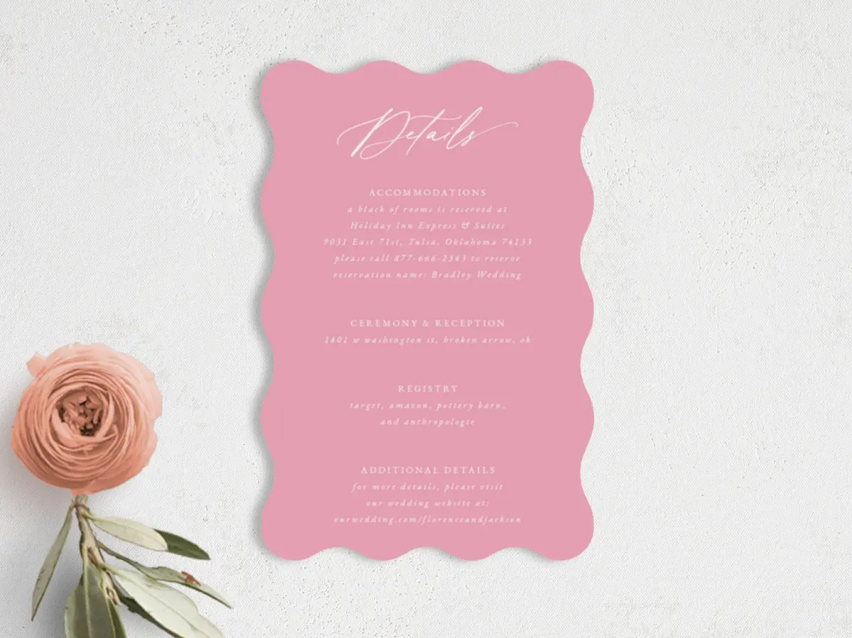 Wedding Invitation Shapes