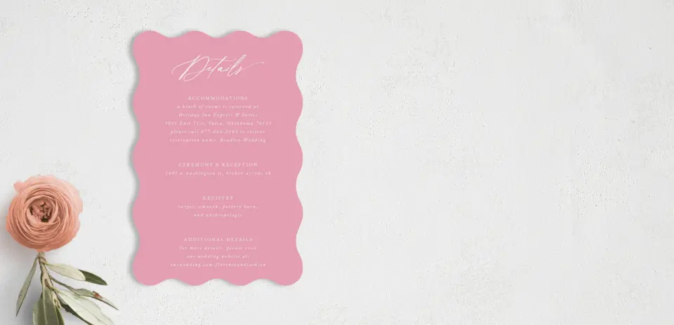 Wedding Invitation Shapes