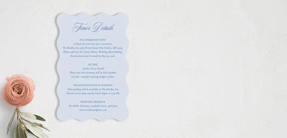 Wedding Invitation Shapes
