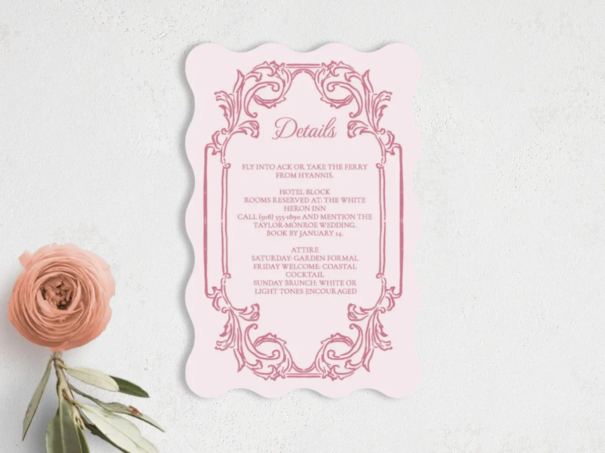 Wedding Invitation Shapes