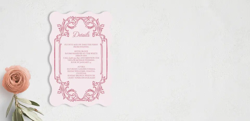 Wedding Invitation Shapes
