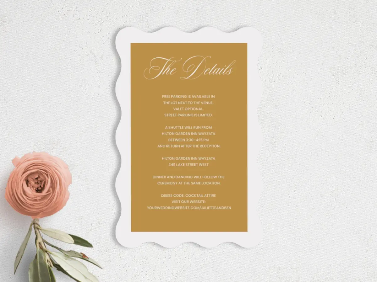 Wedding Invitation Shapes