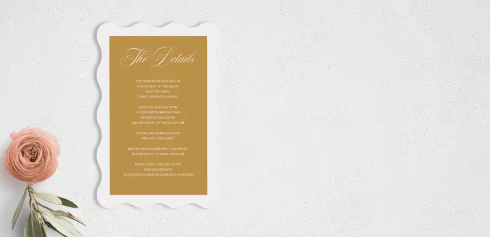 Wedding Invitation Shapes