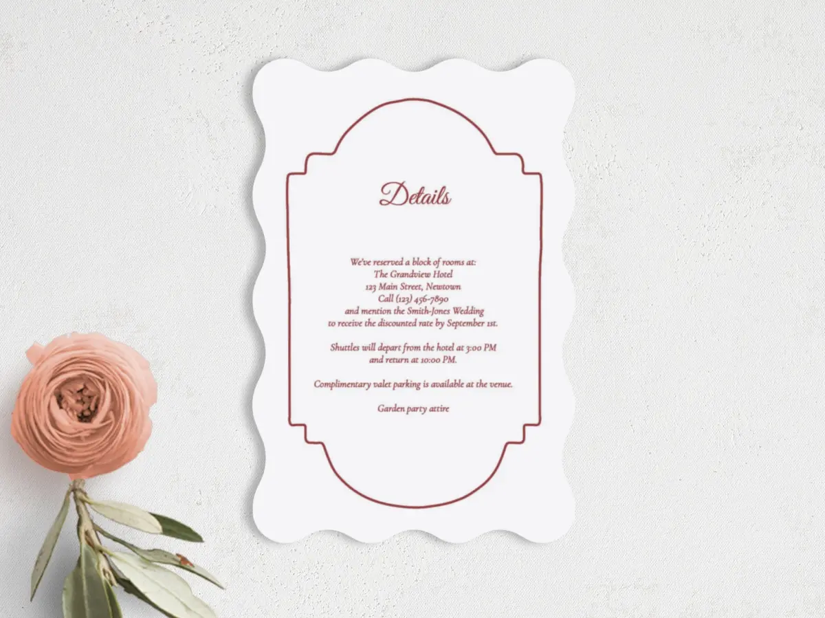 Wedding Invitation Shapes