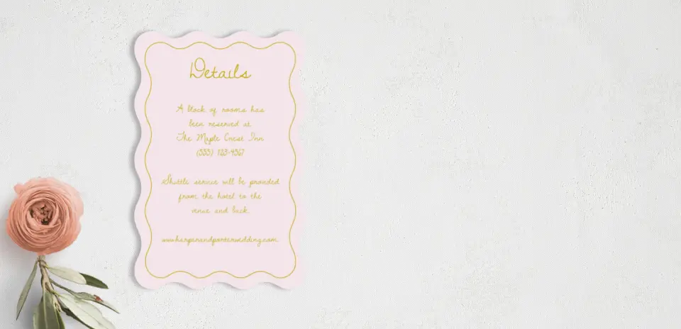Wedding Invitation Shapes