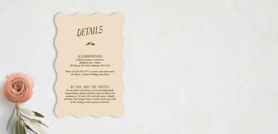 Wedding Invitation Shapes