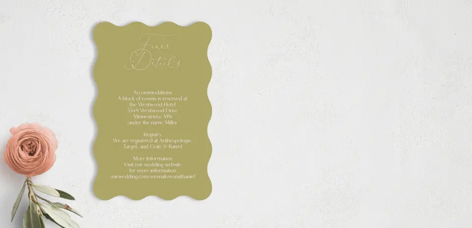 Wedding Invitation Shapes