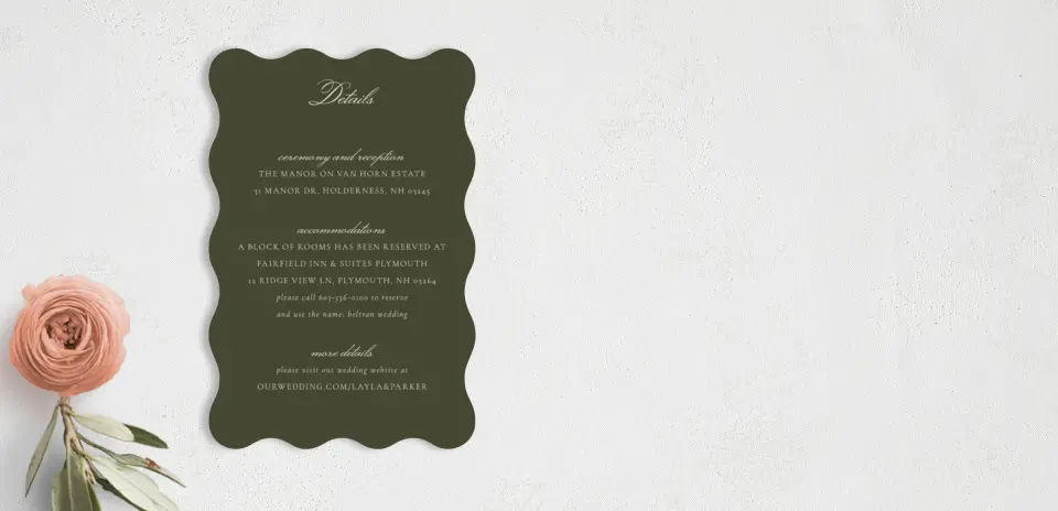Wedding Invitation Shapes