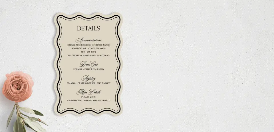 Wedding Invitation Shapes