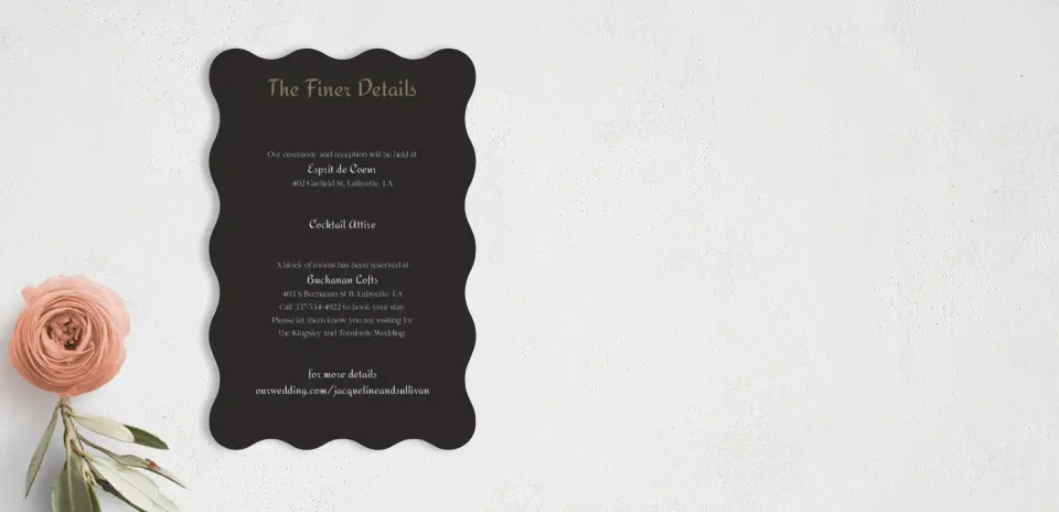 Wedding Invitation Shapes