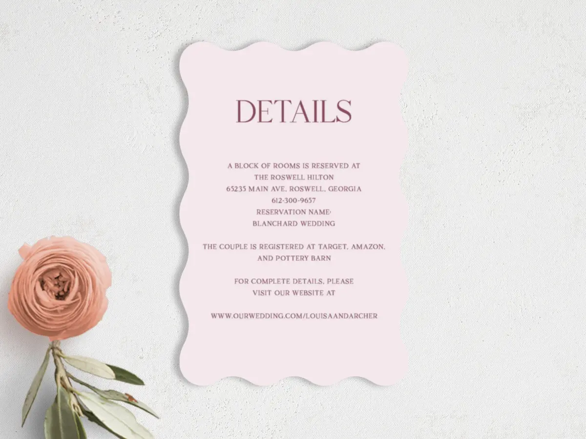 Wedding Invitation Shapes