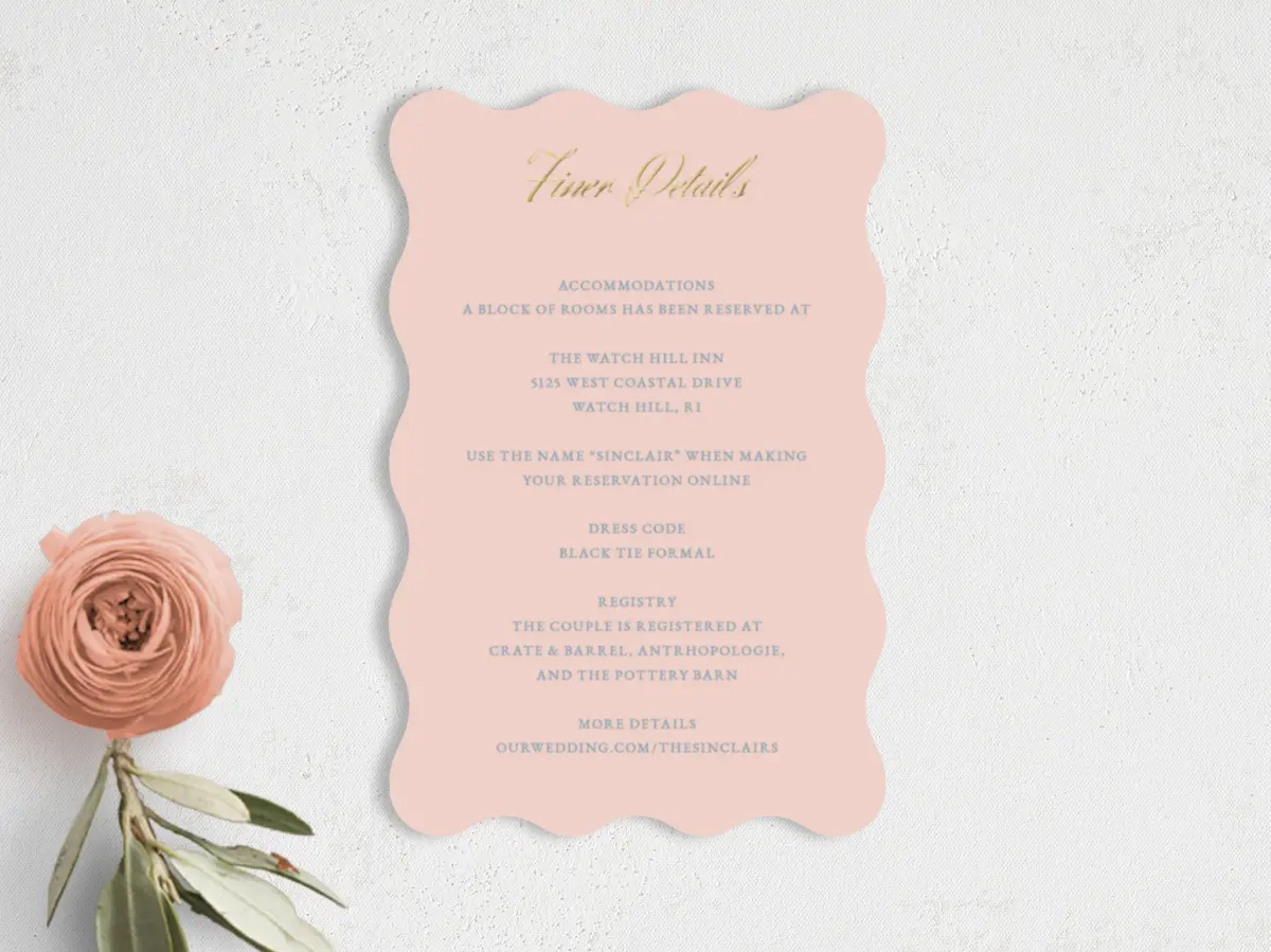 Wedding Invitation Shapes