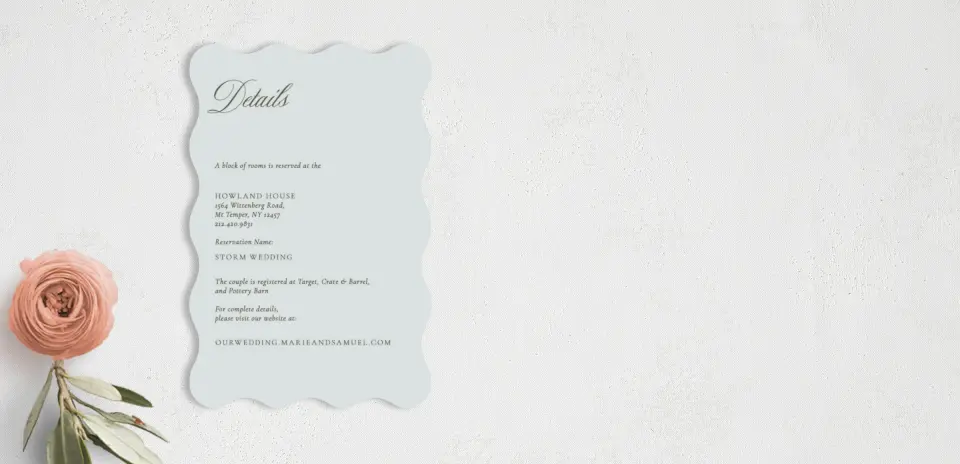 Wedding Invitation Shapes