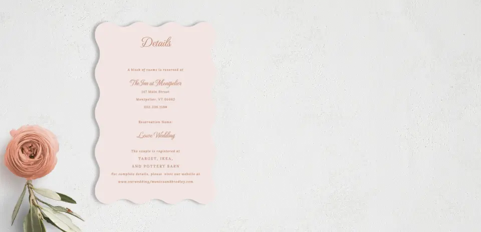 Wedding Invitation Shapes