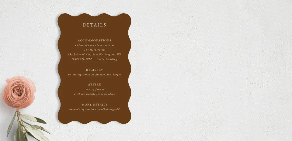Wedding Invitation Shapes
