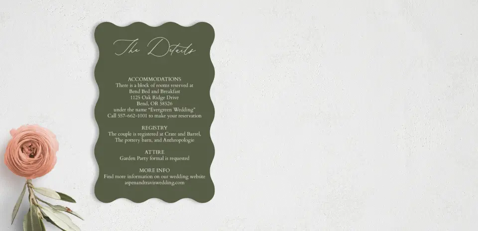 Wedding Invitation Shapes