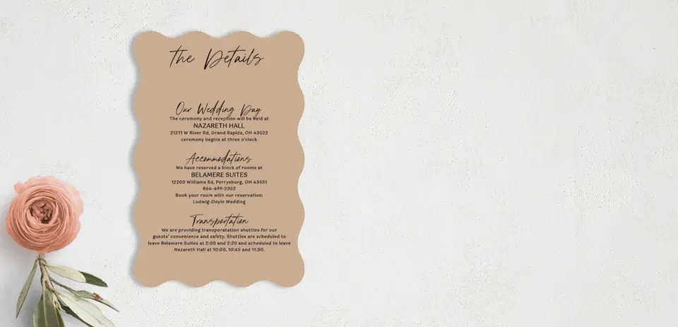 Wedding Invitation Shapes