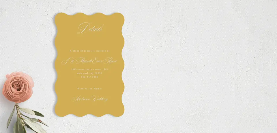 Wedding Invitation Shapes