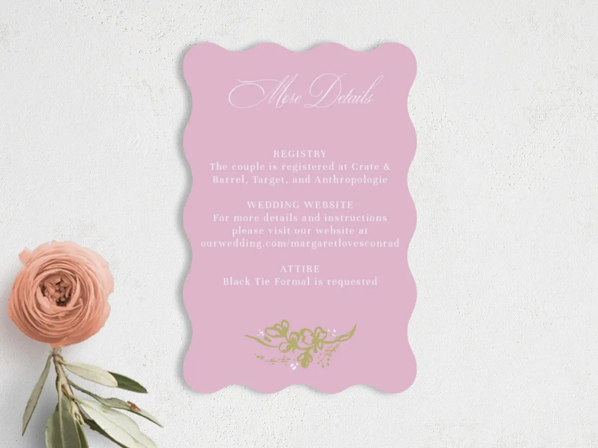 Wedding Invitation Shapes