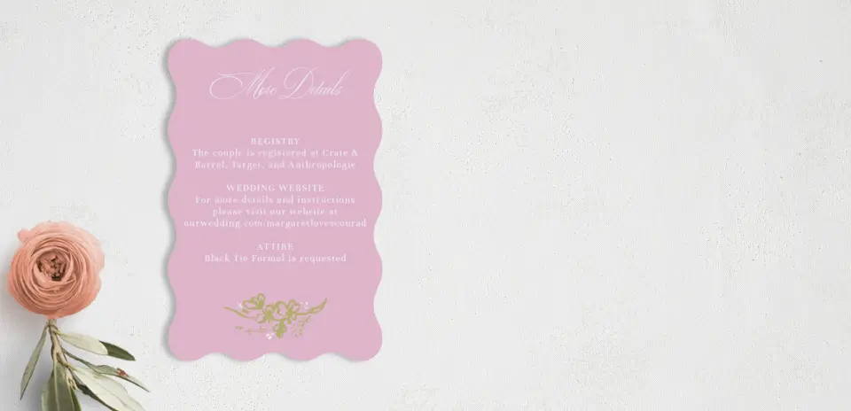 Wedding Invitation Shapes