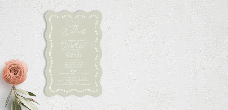 Wedding Invitation Shapes
