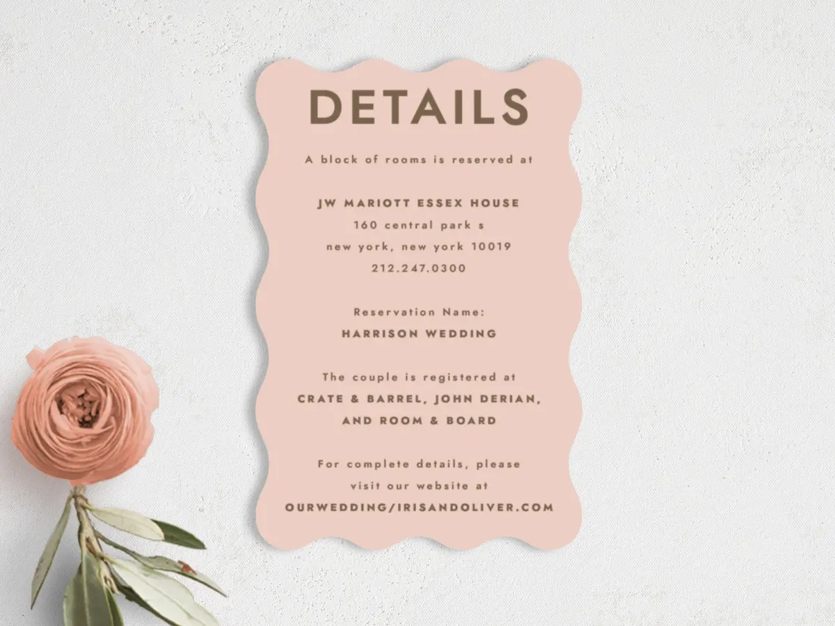 Wedding Invitation Shapes