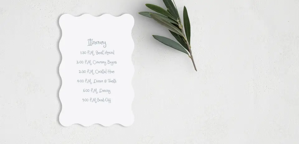 Wedding Invitation Shapes