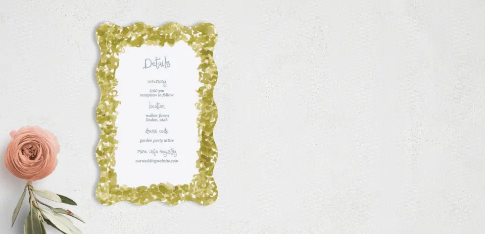Wedding Invitation Shapes