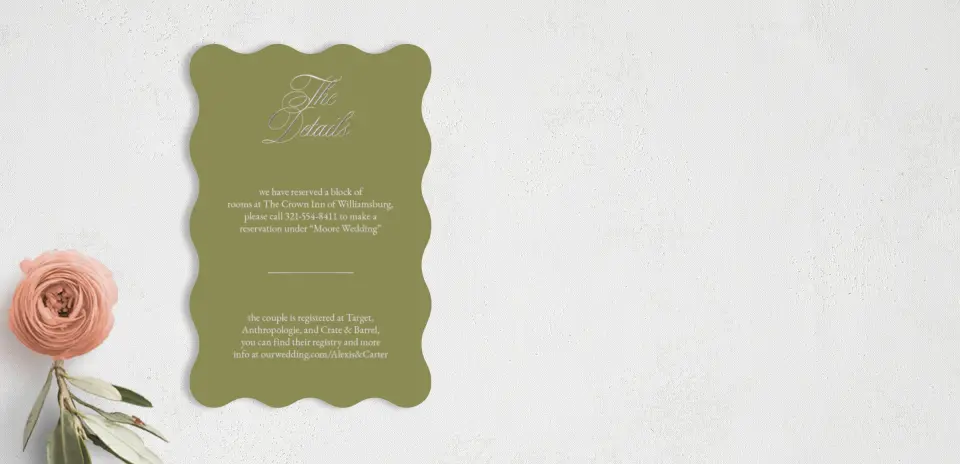 Wedding Invitation Shapes