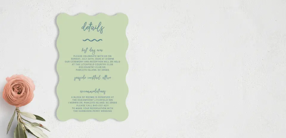 Wedding Invitation Shapes