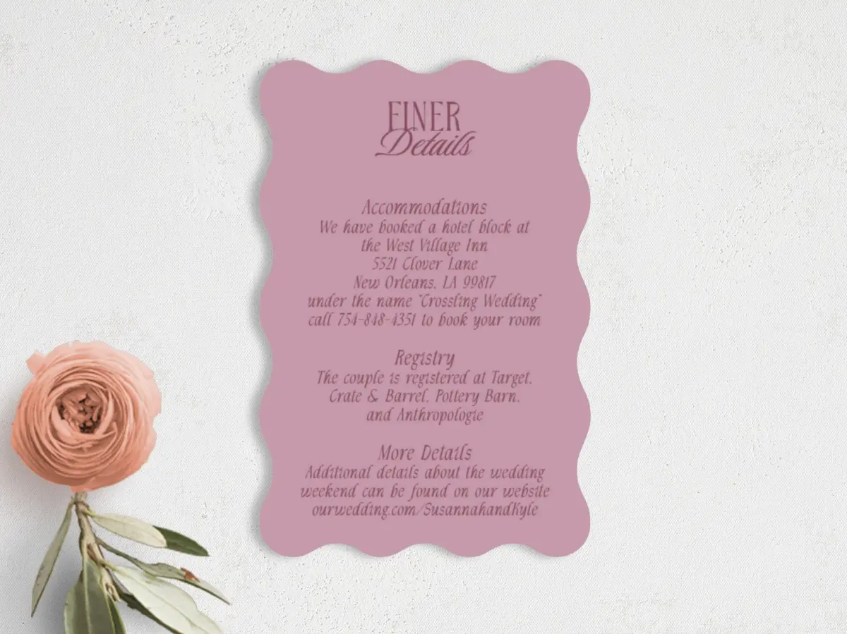 Wedding Invitation Shapes