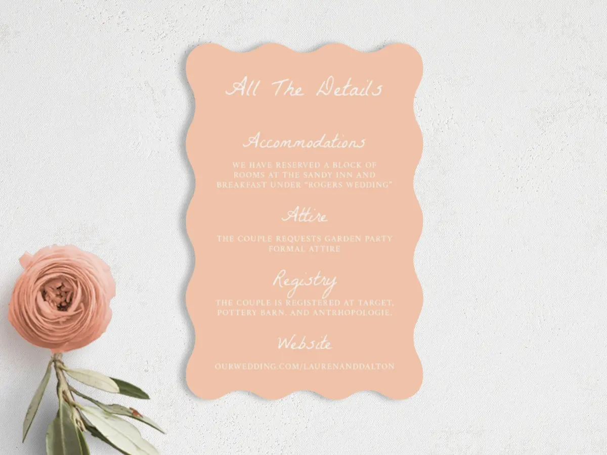 Wedding Invitation Shapes