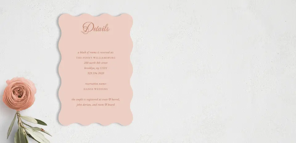 Wedding Invitation Shapes