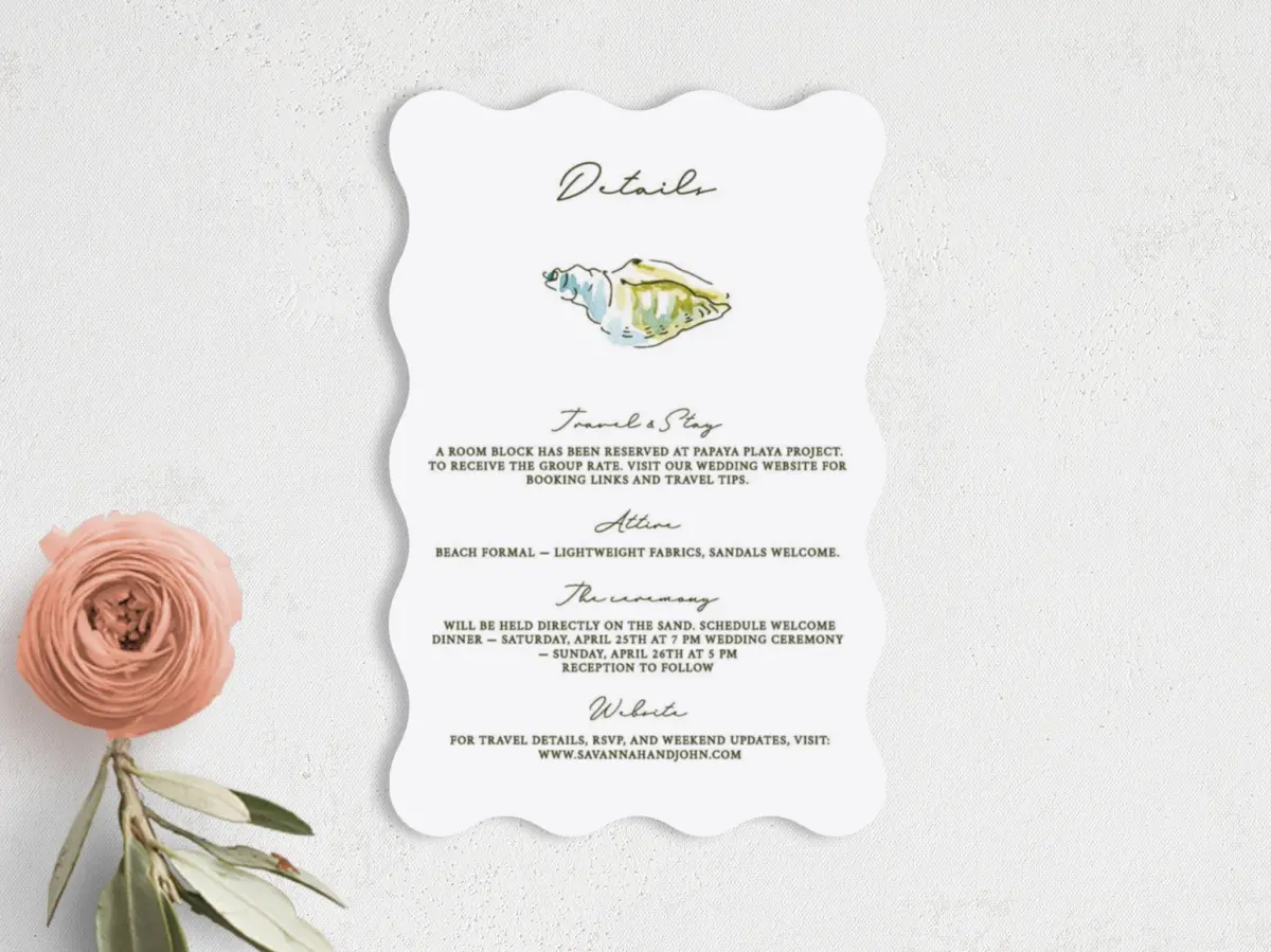 Wedding Invitation Shapes