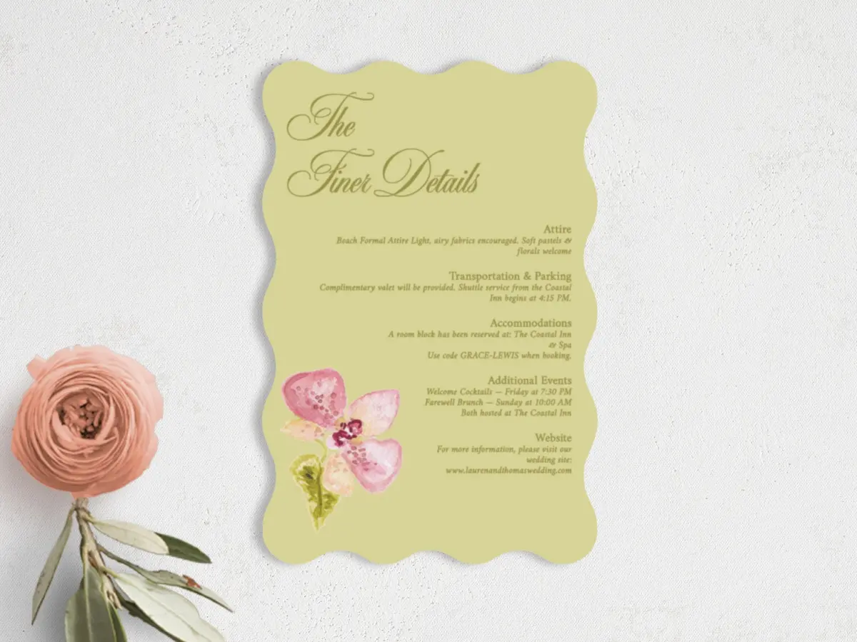 Wedding Invitation Shapes