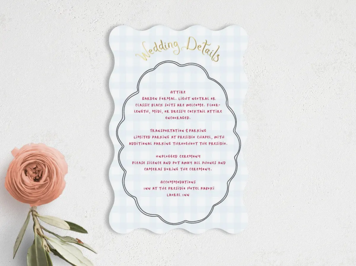 Wedding Invitation Shapes
