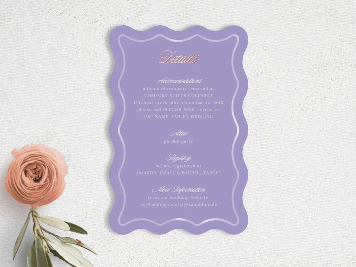 Wedding Invitation Shapes
