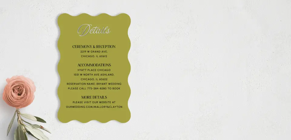 Wedding Invitation Shapes